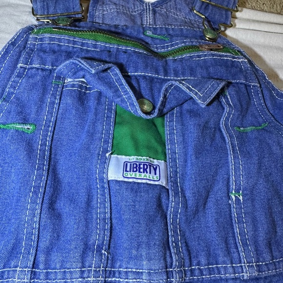 Blue Denim Overalls with Adjustable Straps - Picture 4 of 8